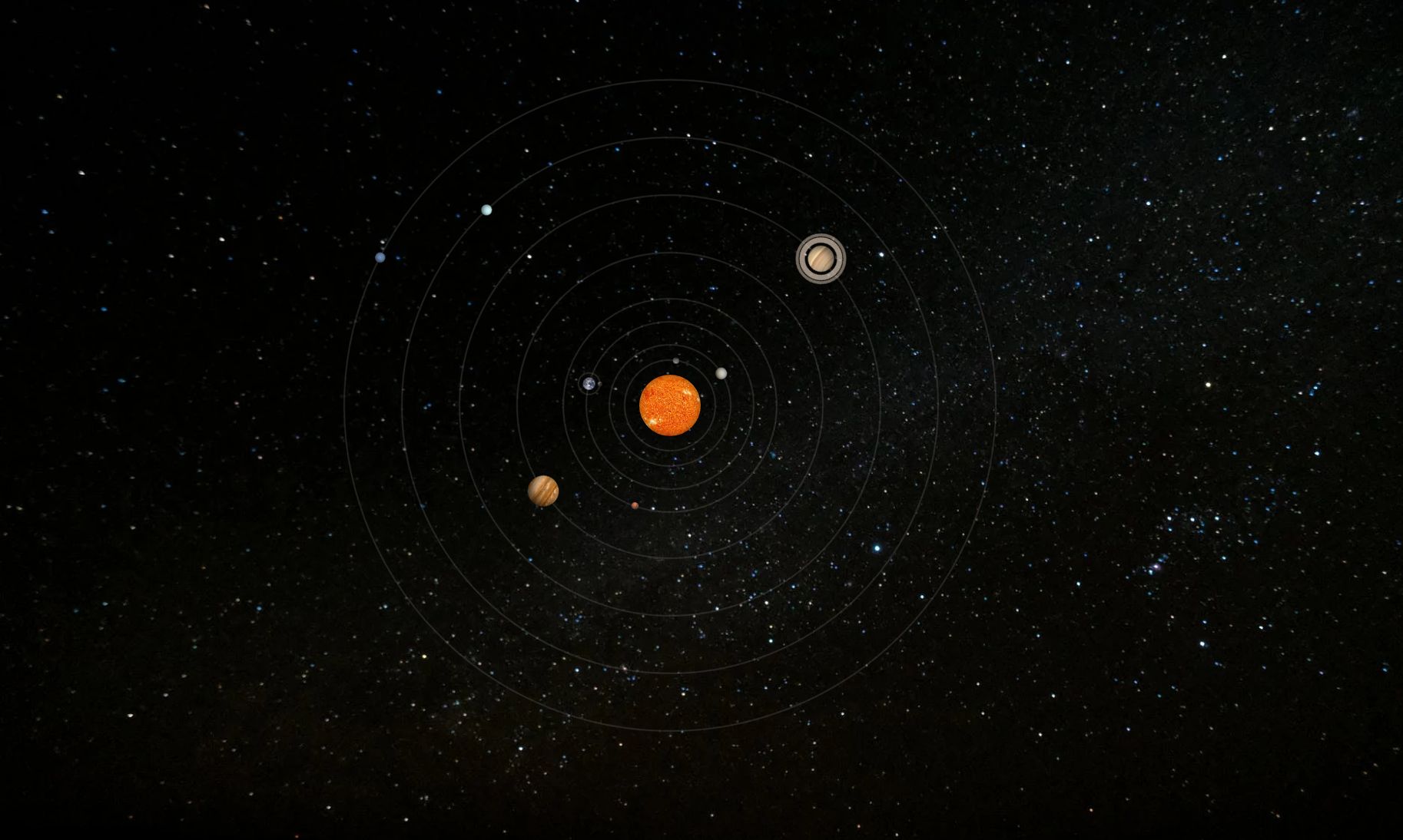 photo of the Solar System project